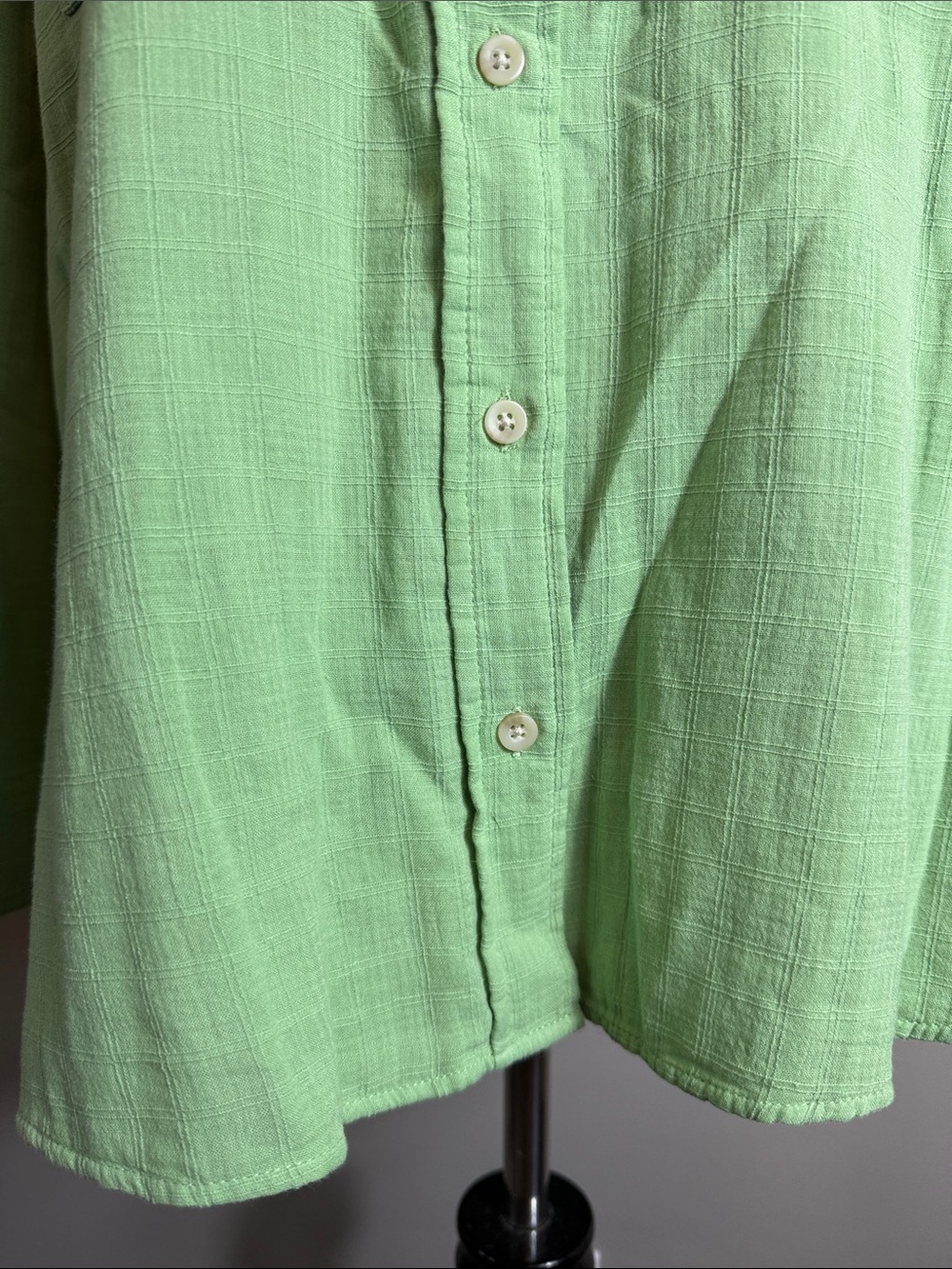 Sonoma Lightweight Button-Up Shirt in Light Green 100% Cotton Sz L NWT - Picture 4 of 11